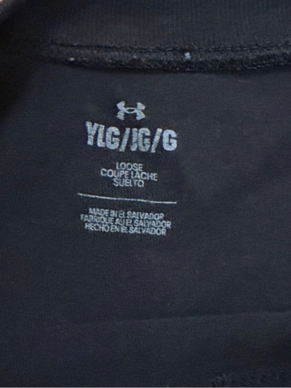 Under Armour Black Short-Sleeve Tee with Neon Green Graphic - Picture 3 of 3